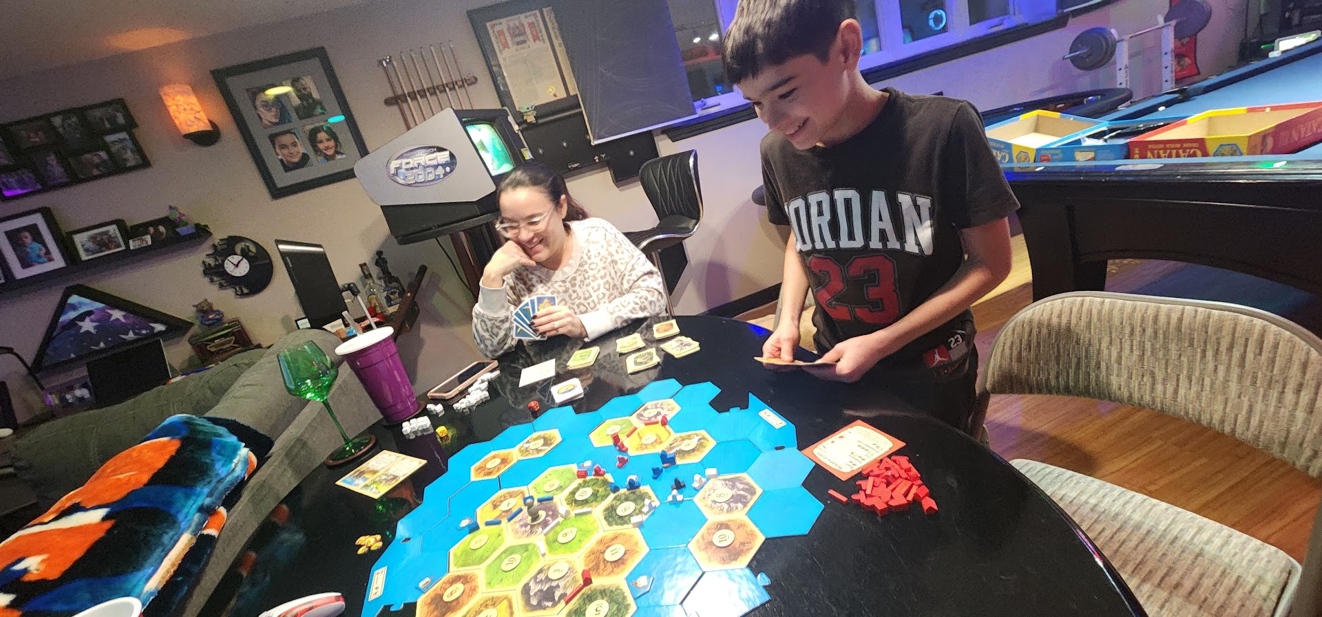 Board games with family