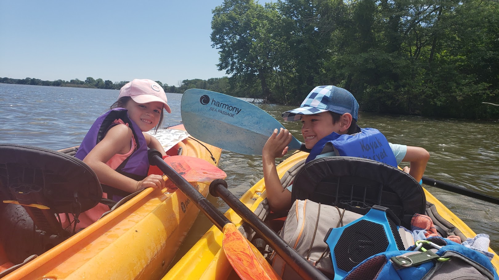 Kayaking with the kids